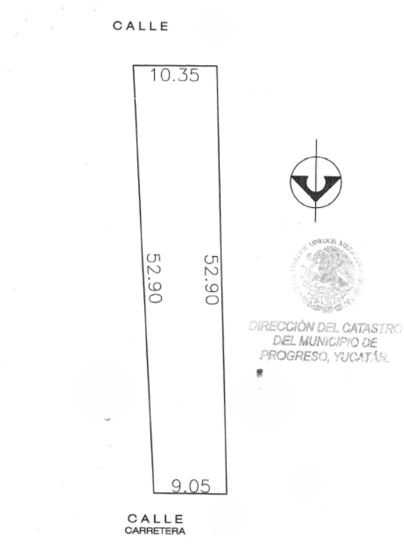 ID5026 – TERRENO EN CALLE PRINCIPAL DE ENTRADA A CHELEM PUERTO, PROGRESO